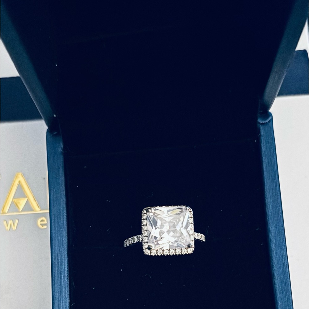 Genuine Sapphire Sterling Silver Ring